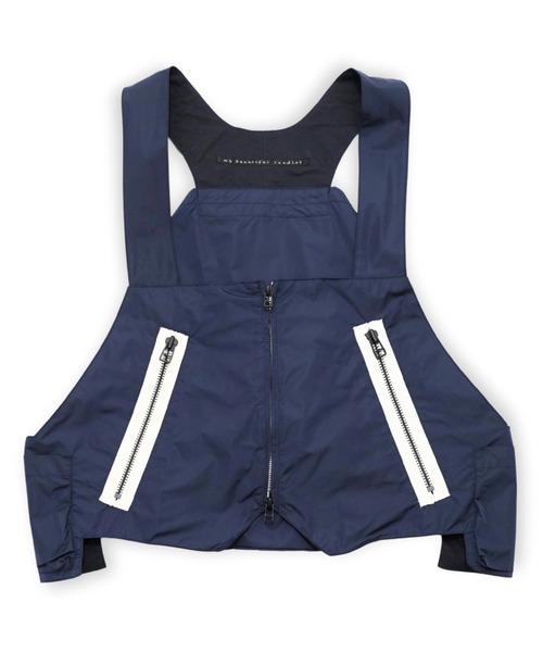 my beautiful landlet(マイビューティフルランドレット)の「【my beautiful landlet】NYLON TAFFETA WATER PROOF BAG VEST(ベスト・メンズ・ベージュ/ネイビー/ブラック・FREE)」の2枚目の写真