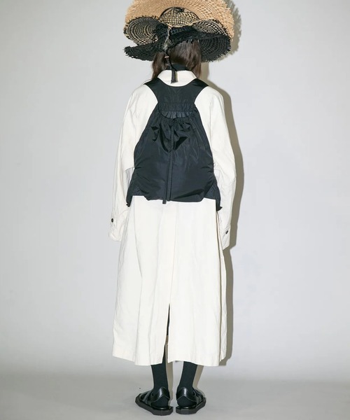 my beautiful landlet（マイビューティフルランドレット）の「【my beautiful landlet】NYLON TAFFETA WATER PROOF BAG VEST（ベスト・メンズ・ベージュ/ネイビー/ブラック・FREE）」の10枚目の写真