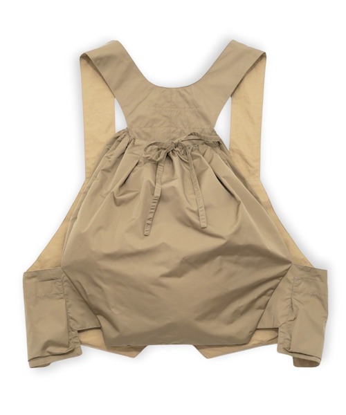 my beautiful landlet(マイビューティフルランドレット)の「【my beautiful landlet】NYLON TAFFETA WATER PROOF BAG VEST(ベスト・メンズ・ベージュ/ネイビー/ブラック・FREE)」の14枚目の写真
