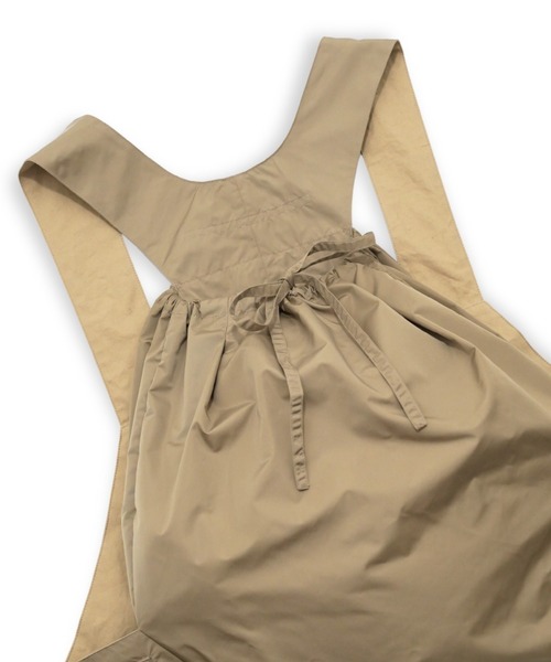 my beautiful landlet(マイビューティフルランドレット)の「【my beautiful landlet】NYLON TAFFETA WATER PROOF BAG VEST(ベスト・メンズ・ベージュ/ネイビー/ブラック・FREE)」の15枚目の写真