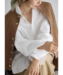 IENA | T/C プレーンシャツ(シャツ/ブラウス)