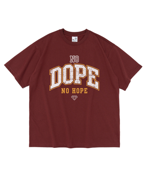 TAILOR STUDIO(テーラースタジオ)の「DOPE オーバーサイズ 半袖Tシャツ (ワイン)(Tシャツ/カットソー・レディース・その他・S/M/L/2XL/XL)」の1枚目の写真