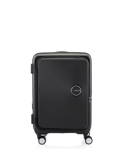 AMERICAN TOURISTER(アメリカンツーリスター)の「アメリカンツーリスター CURIO スピナー68 EXP ブックオープニング ブラック(スーツケース/キャリーバッグ・メンズ・ブラック・M)」の2枚目の写真