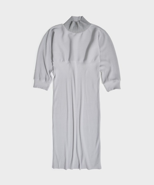 Jens(イェンス)の「SWEAT LIKE PULLOVER DRESS(ワンピース・レディース・ブラック/グレー・FREE)」の4枚目の写真