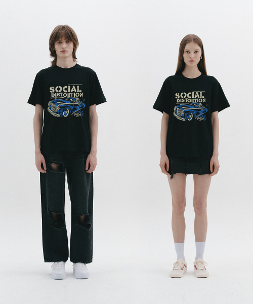 Bravado(ブラヴァド)の「SOCIAL DISTORTION Vintage Car (BRENT2403)(Tシャツ/カットソー・メンズ・その他・M/L/2XL/XL)」の3枚目の写真