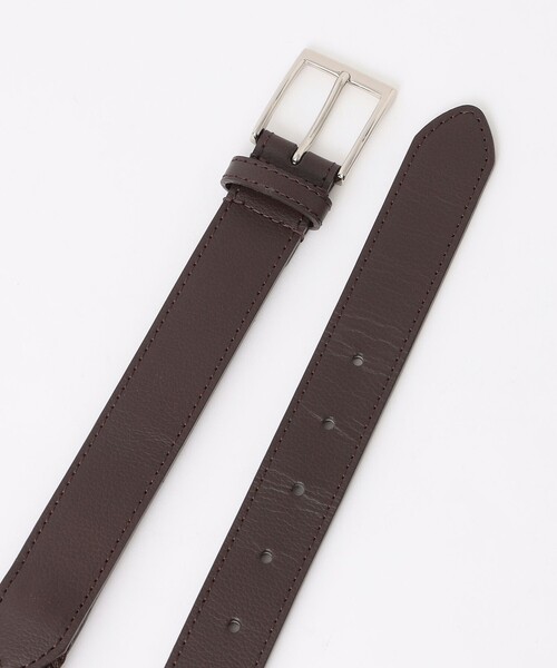 MACKINTOSH PHILOSOPHY(マッキントッシュ フィロソフィー)の「レザーメッシュコンビ ビジネスベルト(ベルト・メンズ・ブラウン系その他7/ブラック・FREE)」の6枚目の写真
