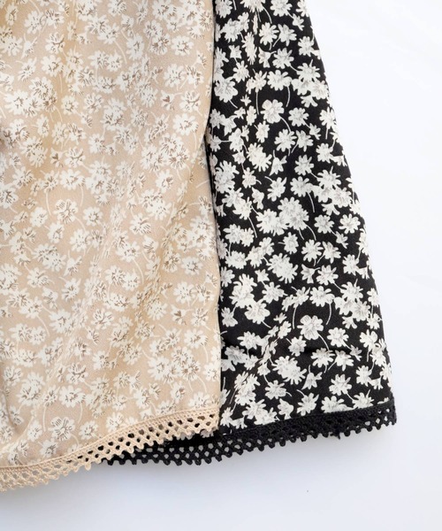 Crisp（クリスプ）の「フラワーギャザースカート（スカート・レディース・ベージュ/ブラック・FREE）」の16枚目の写真