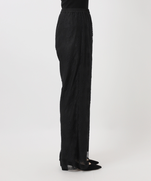 VERMEIL par iena（ヴェルメイユパーイエナ）の「Soft Lace パンツ（その他パンツ・レディース・ブラック/ホワイト・38/36）」の18枚目の写真