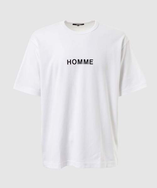 COMME des GARCONS HOMME(コム デ ギャルソン・オム)の「『HOMME』 BIG TEE(Tシャツ/カットソー・メンズ・ネイビー/ホワイト/ブラック・S/L/M/XL)」の1枚目の写真