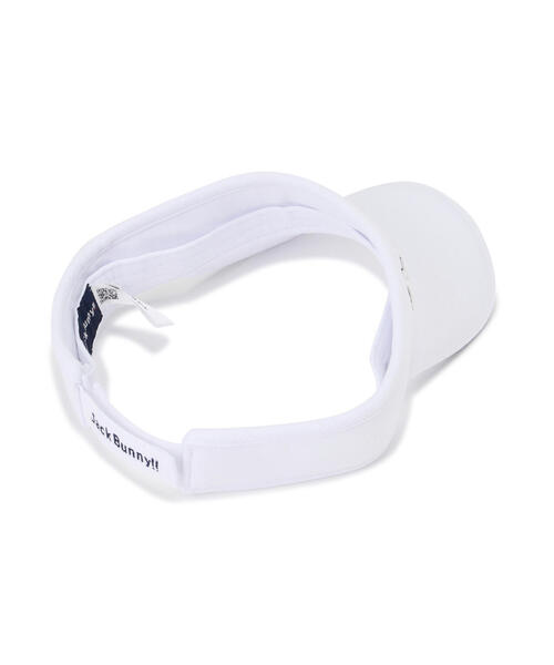 Jack Bunny!!（ジャックバニー）の「【Jack Bunny!!】バイザー (UNISEX)（サンバイザー・レディース・ホワイト/ネイビー・FREE）」の4枚目の写真