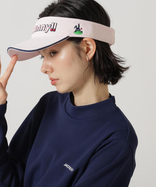 Jack Bunny!!（ジャックバニー）の「【Jack Bunny!!】バイザー (UNISEX)（サンバイザー・レディース・ホワイト/ネイビー・FREE）」の17枚目の写真