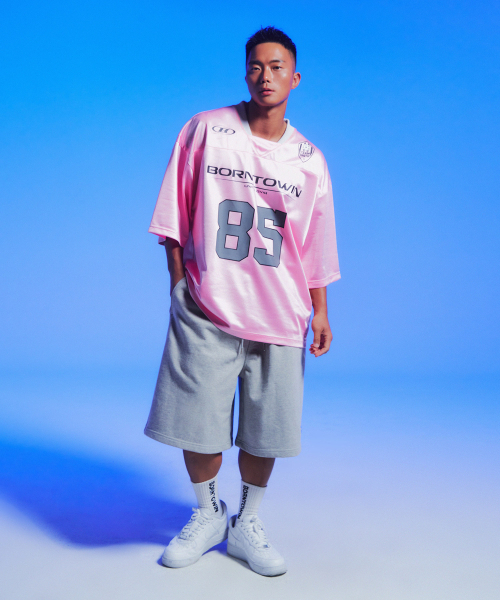 BORN TO WIN（ボーントゥウィン）の「85 RUGBY JERSEY T-SHIRTS [PINK]（Tシャツ/カットソー・レディース・その他・1/2/3）」の3枚目の写真