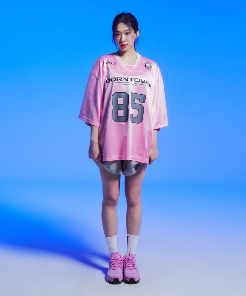 BORN TO WIN（ボーントゥウィン）の「85 RUGBY JERSEY T-SHIRTS [PINK]（Tシャツ/カットソー・レディース・その他・1/2/3）」の6枚目の写真