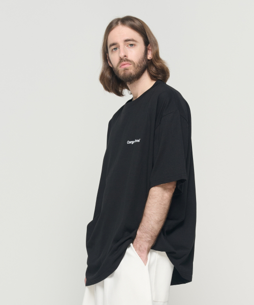 CARGOBROS(カーゴブロス)の「(ビッグサイズ) レタリングポイント半袖Tシャツ (ブラック)(Tシャツ/カットソー・メンズ・その他・FREE)」の3枚目の写真