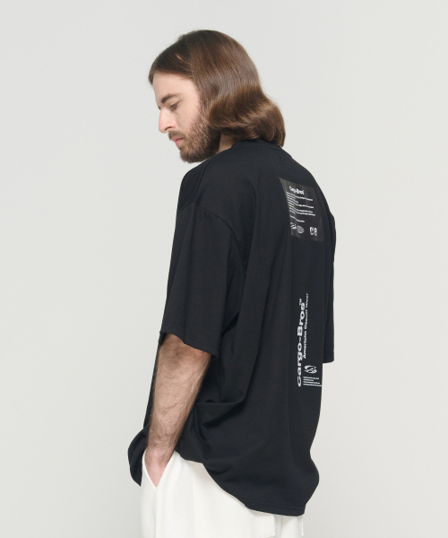 CARGOBROS(カーゴブロス)の「(ビッグサイズ) レタリングポイント半袖Tシャツ (ブラック)(Tシャツ/カットソー・メンズ・その他・FREE)」の5枚目の写真
