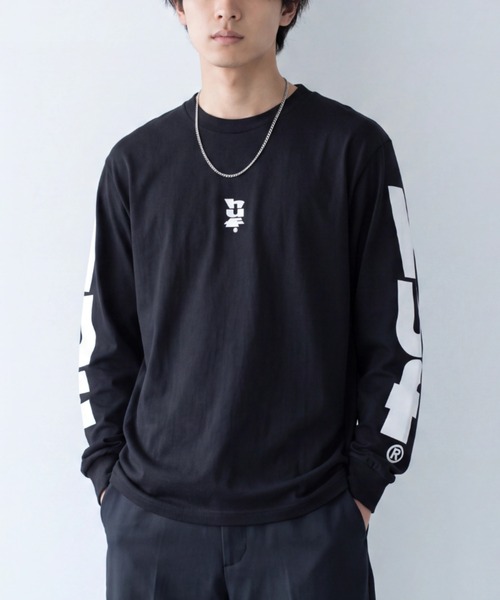 HUF(ハフ)の「【C-HUF3】【HUF/ハフ】MEGABLAST L/S TEE HUF TS02508(Tシャツ/カットソー・メンズ・ブラック/ホワイト・MEDIUM/SMALL/XX-LARGE)」の2枚目の写真