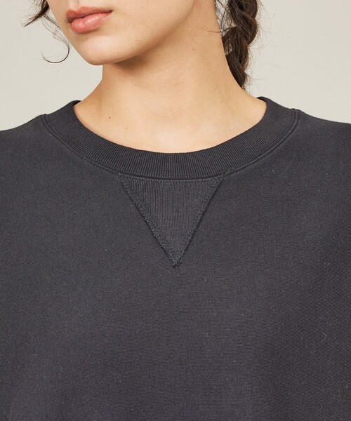 Russell Athletic（ラッセルアスレティック）の「【BerBerJin × RUSSELL ATHLETIC / ベルベルジン × ラッセル アスレティック】Soft Loop Back Crew Sweat / ソフトループバック クルースウェット（スウェット・メンズ・ライトグレー/ブラック/ネイビー・M/L/XL）」の16枚目の写真