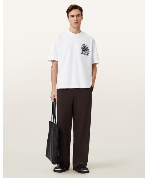 ALLSAINTS(オールセインツ)の「PANHEAD OVERSIZED GRAPHIC T-SHIRT | PANHEAD オーバーサイズ グラフィック Tシャツ(Tシャツ/カットソー・メンズ・ホワイト・XS/S/L/XL/M)」の3枚目の写真