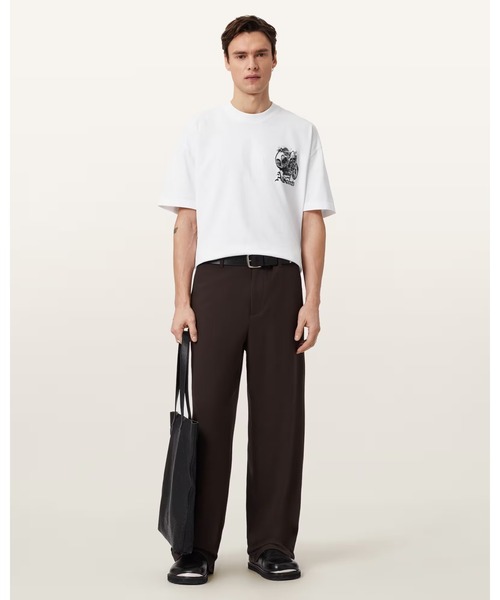 ALLSAINTS(オールセインツ)の「PANHEAD OVERSIZED GRAPHIC T-SHIRT | PANHEAD オーバーサイズ グラフィック Tシャツ(Tシャツ/カットソー・メンズ・ホワイト・XS/S/L/XL/M)」の6枚目の写真