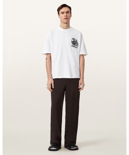 ALLSAINTS(オールセインツ)の「PANHEAD OVERSIZED GRAPHIC T-SHIRT | PANHEAD オーバーサイズ グラフィック Tシャツ(Tシャツ/カットソー・メンズ・ホワイト・XS/S/L/XL/M)」の7枚目の写真