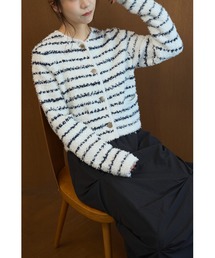 emmi | ツイードライクニットジャケット(カーディガン/ボレロ)