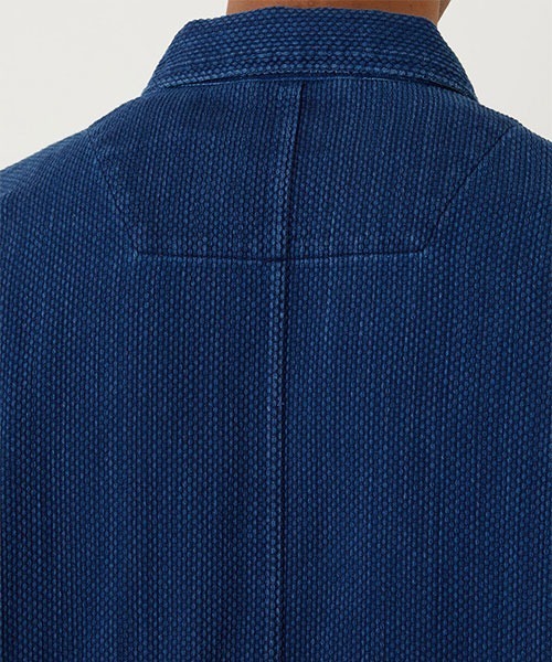 BLUE BLUE JAPAN(ブルーブルージャパン)の「カセゾメサシコ ファティーグシャツ(シャツ/ブラウス・メンズ・インディゴブルー・S/M/L/XL)」の6枚目の写真