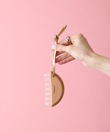 HASHIBAMI | 【HASHIBAMI】天然石 ハーフムーン カッサチャーム(キーホルダー)