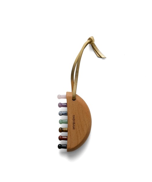 HASHIBAMI（ハシバミ）の「【HASHIBAMI】天然石 ハーフムーン カッサチャーム（キーホルダー・レディース・マルチ/ピンク/ホワイト・FREE）」の12枚目の写真