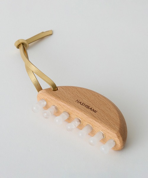 HASHIBAMI（ハシバミ）の「【HASHIBAMI】天然石 ハーフムーン カッサチャーム（キーホルダー・レディース・マルチ/ピンク/ホワイト・FREE）」の17枚目の写真