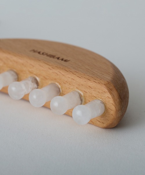 HASHIBAMI（ハシバミ）の「【HASHIBAMI】天然石 ハーフムーン カッサチャーム（キーホルダー・レディース・マルチ/ピンク/ホワイト・FREE）」の18枚目の写真