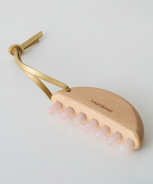 HASHIBAMI（ハシバミ）の「【HASHIBAMI】天然石 ハーフムーン カッサチャーム（キーホルダー・レディース・マルチ/ピンク/ホワイト・FREE）」の19枚目の写真