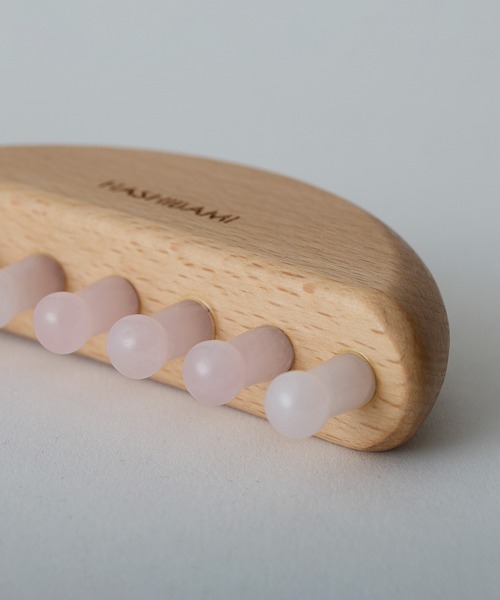 HASHIBAMI（ハシバミ）の「【HASHIBAMI】天然石 ハーフムーン カッサチャーム（キーホルダー・レディース・マルチ/ピンク/ホワイト・FREE）」の20枚目の写真