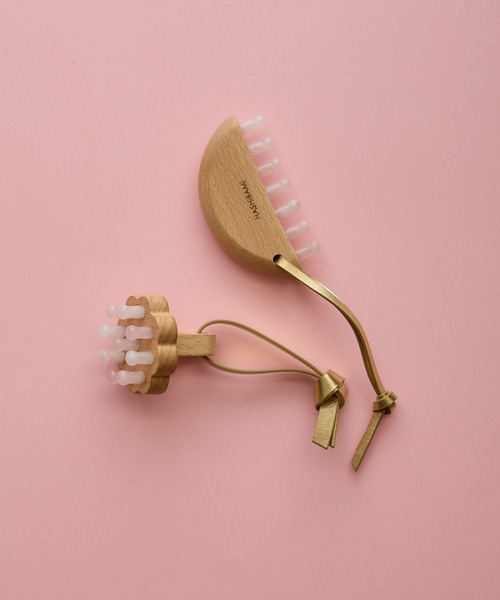 HASHIBAMI（ハシバミ）の「【HASHIBAMI】天然石 ハーフムーン カッサチャーム（キーホルダー・レディース・マルチ/ピンク/ホワイト・FREE）」の10枚目の写真