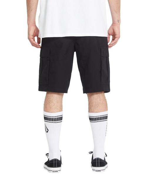 VOLCOM(ボルコム)の「VOLCOM メンズ STRANGE TRIPPER CARGO SHORT 22 ショートパンツ 【2026年春夏モデル】(その他パンツ・メンズ・ブラック・30inch/28inch/36inch/34inch/32inch)」の4枚目の写真