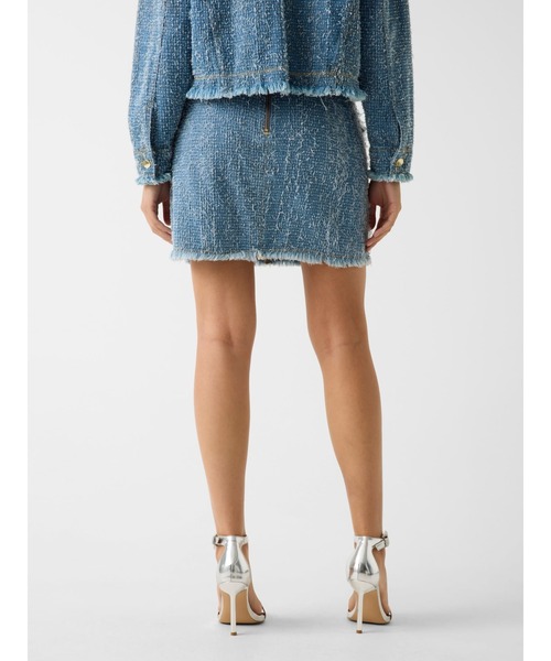 Guess（ゲス）の「JULIETTE Skirt スカート（スカート・レディース・インディゴブルー・25inch/26inch/24inch）」の2枚目の写真