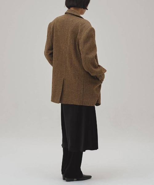 TODAYFUL(トゥデイフル)の「【TODAYFUL/トゥデイフル】Wool100% Check Jacket/ウール100%チェックジャケット(テーラードジャケット・レディース・キャメル・36/38)」の11枚目の写真