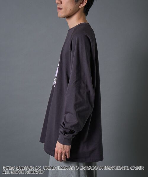 CRAFT STANDARD BOUTIQUE（クラフトスタンダードブティック）の「【ザ・ローリング・ストーンズ】ラグランロンT（Tシャツ/カットソー・メンズ・チャコールグレー/ブラック・L/M/S）」の13枚目の写真