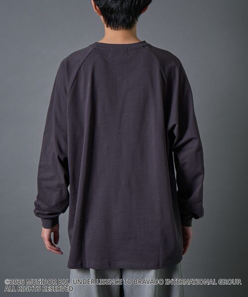 CRAFT STANDARD BOUTIQUE（クラフトスタンダードブティック）の「【ザ・ローリング・ストーンズ】ラグランロンT（Tシャツ/カットソー・メンズ・チャコールグレー/ブラック・L/M/S）」の14枚目の写真