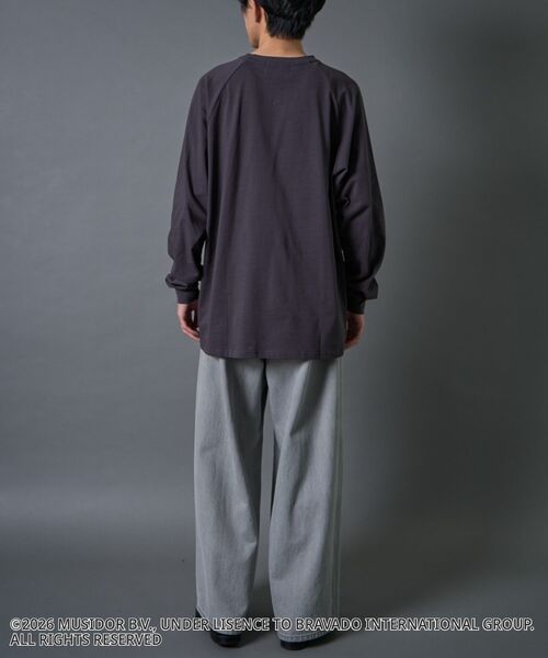 CRAFT STANDARD BOUTIQUE（クラフトスタンダードブティック）の「【ザ・ローリング・ストーンズ】ラグランロンT（Tシャツ/カットソー・メンズ・チャコールグレー/ブラック・L/M/S）」の17枚目の写真