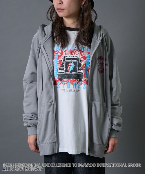 CRAFT STANDARD BOUTIQUE（クラフトスタンダードブティック）の「【ザ・ローリング・ストーンズ】ラグランロンT（Tシャツ/カットソー・メンズ・チャコールグレー/ブラック・L/M/S）」の11枚目の写真