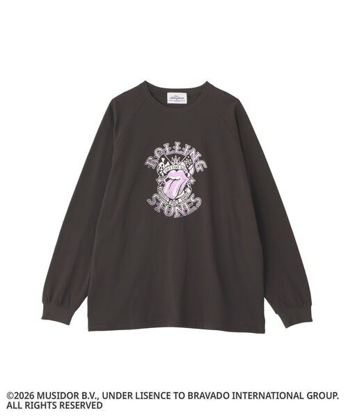 CRAFT STANDARD BOUTIQUE（クラフトスタンダードブティック）の「【ザ・ローリング・ストーンズ】ラグランロンT（Tシャツ/カットソー・メンズ・チャコールグレー/ブラック・L/M/S）」の18枚目の写真