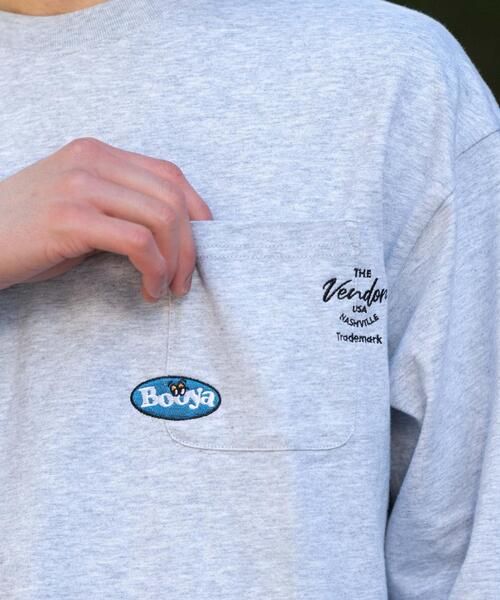 WEGO(ウィゴー)の「WEGO/【26年春夏新作】ポケット刺繍BIG T(LS)(Tシャツ/カットソー・メンズ・ホワイト/アッシュグレー/スミクロ・LARGE/MEDIUM)」の22枚目の写真