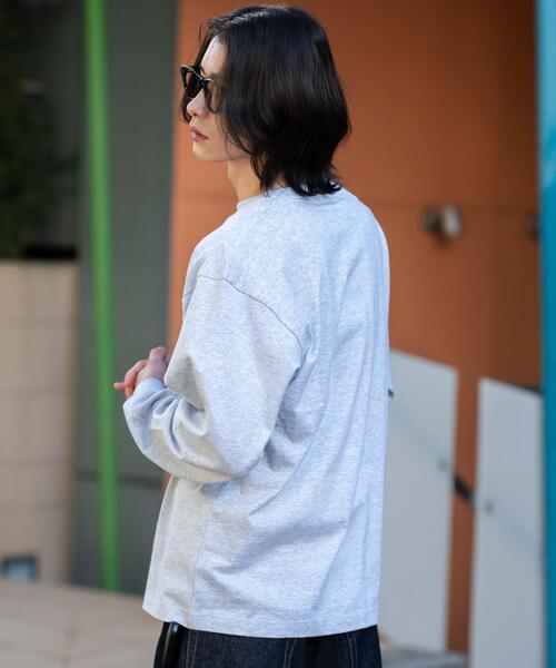 WEGO(ウィゴー)の「WEGO/【26年春夏新作】ポケット刺繍BIG T(LS)(Tシャツ/カットソー・メンズ・ホワイト/アッシュグレー/スミクロ・LARGE/MEDIUM)」の15枚目の写真