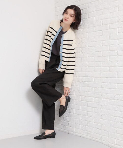 THE SHOP TK (ザ ショップ ティーケー )の「メッシュローファー(パンプス・レディース・アイボリー/ブラック・35/45)」の9枚目の写真