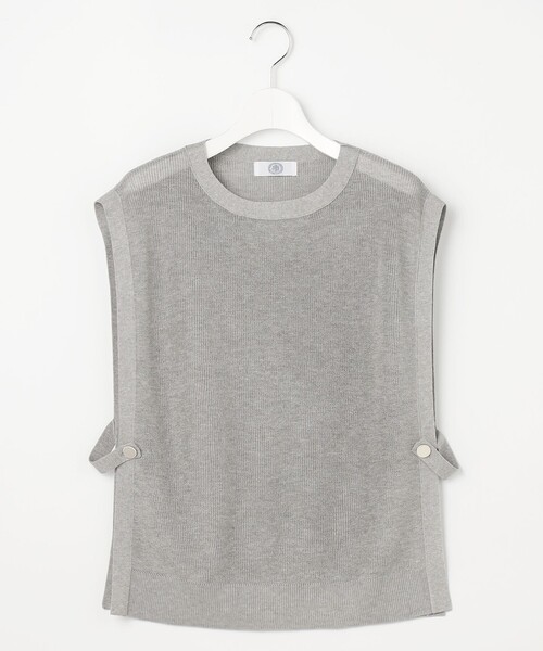 J.PRESS（ジェイプレス）の「Vis/Pe スパーク ニット ベスト（ベスト・レディース・ライトグレー系/ネイビー系/アイボリー系/スカイブルー系・F）」の13枚目の写真