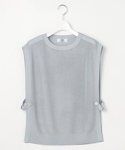 J.PRESS（ジェイプレス）の「Vis/Pe スパーク ニット ベスト（ベスト・レディース・ライトグレー系/ネイビー系/アイボリー系/スカイブルー系・F）」の15枚目の写真