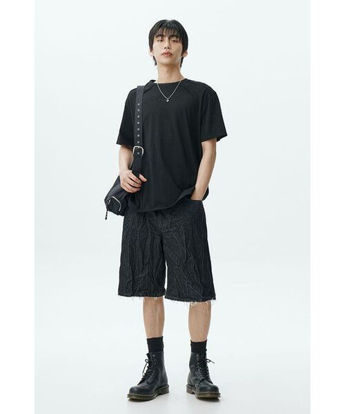MASMARULEZ(マスマルールズ)の「304Eyelet ear arch bag_ black(メッセンジャーバッグ・レディース・その他・FREE)」の8枚目の写真