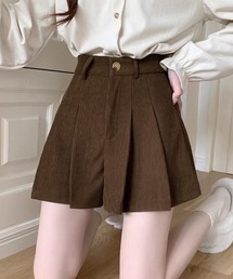 コーデュロイ ショートパンツ レディース