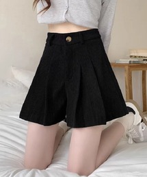 コーデュロイ ショートパンツ レディース