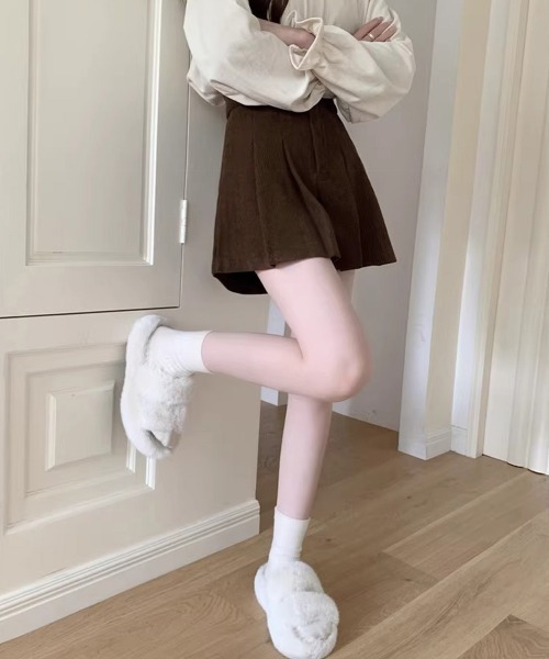 Miniministore(ミニミニストア)の「コーデュロイ ショートパンツ レディース(スラックス・レディース・ブラウン/ブラック・M/XL/L)」の13枚目の写真